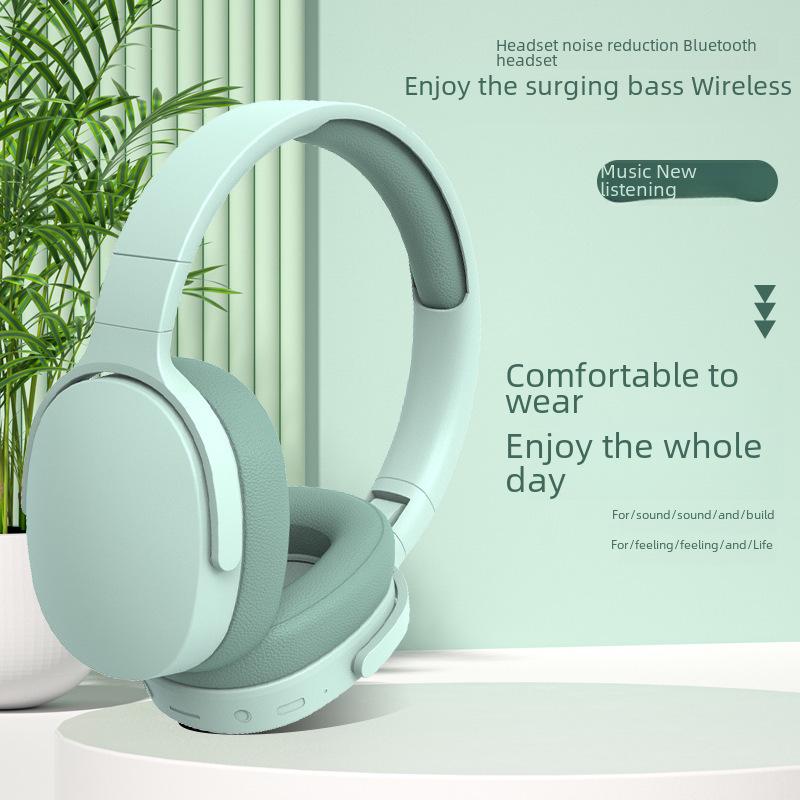 Bluetooth-гарнитура P2961: Шумоподавляющие, с креплением на голове, идеально подходят для онлайн-обучения, детской музыки и спорта. Идеально подходит для обучения и отдыха.