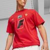 Puma Scuderia Ferrari Race Garage Crew Tee Loose Fit Letter Print Round Neck Short Sleeve T-Shirt Men Tops Red 621122-02