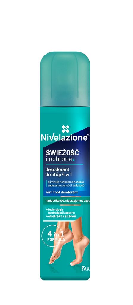 Farmona Nivelazione Stopy Dezodorant Do Stóp 4W1 "Świeżość I Ochrona" 180Ml