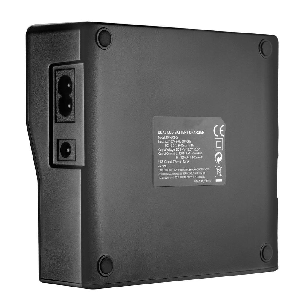 For Nikon EN-EL18D ENEL18d EN-EL18C EN-EL18B LCD Smart Rapid LCD Dual Charger for Nikon D800 D810 D850 Z9 D6 D5 D4 D4S