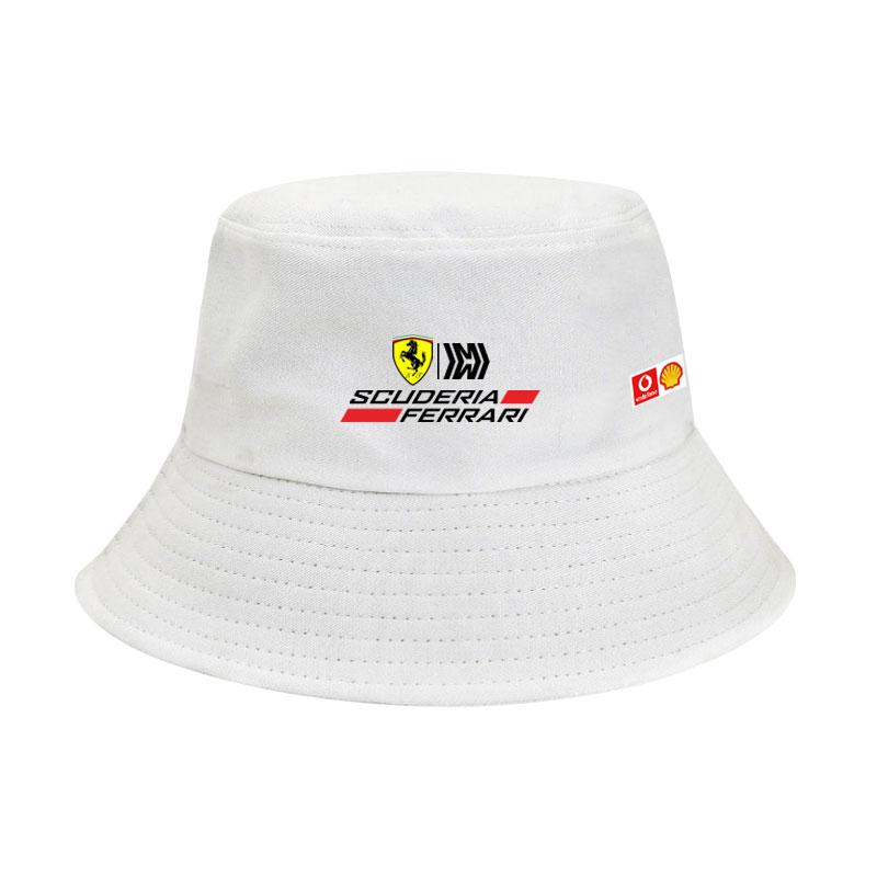 Одежда команды Ferrari F1 Летние повседневные панамы, шляпы от солнца, шляпы-рыбаки для мужчин и женщин Для Ferrari F40 SF90 Scuderia Ferrari