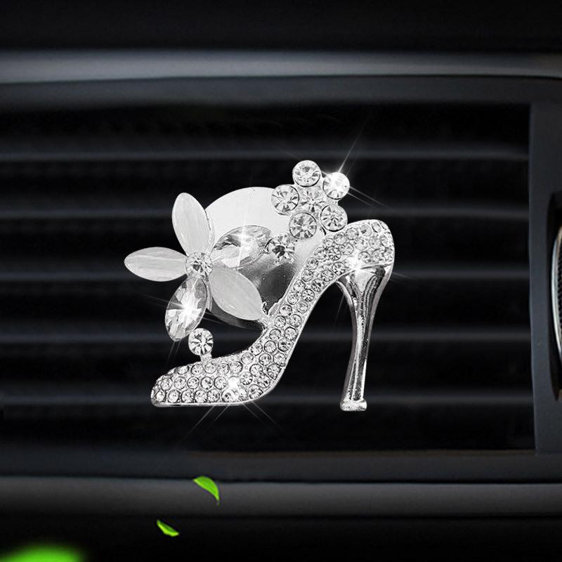 High Heel Car Air Vent Perfume Clip – Stylish Aromatherapy Decor