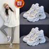 Fleece Dad Shoes Women's Winter New Warm High-top Sports Shoes Student Cotton Shoes Ins Shoes