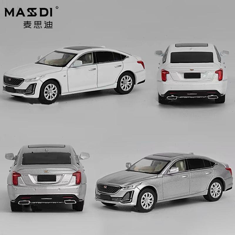 In Stock 1:64 Masdi Cadillac Ct6 Sedan Alloy Miniature Diecast Static State Small Scale Model Collection Cadillac Custom Toy