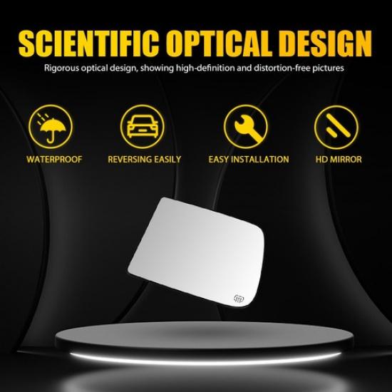 For 2009 - 2018 RAM Upper Towing Mirror Glass Heated Driver Left Side 68067727AA