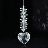 Heart Shaped Suncatcher Clear Hanging Decoration Window Decoration Prism Ball Pendant  Party