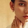Серьги-кольца из нержавеющей стали, классические, высокое качество, предотвращают аллергию, минималистичные, универсальные, бижутерия для темперамента