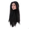 1/6 Asian Female Soldiers Head Sculpture Long Black Hair for 12 Inch Figures