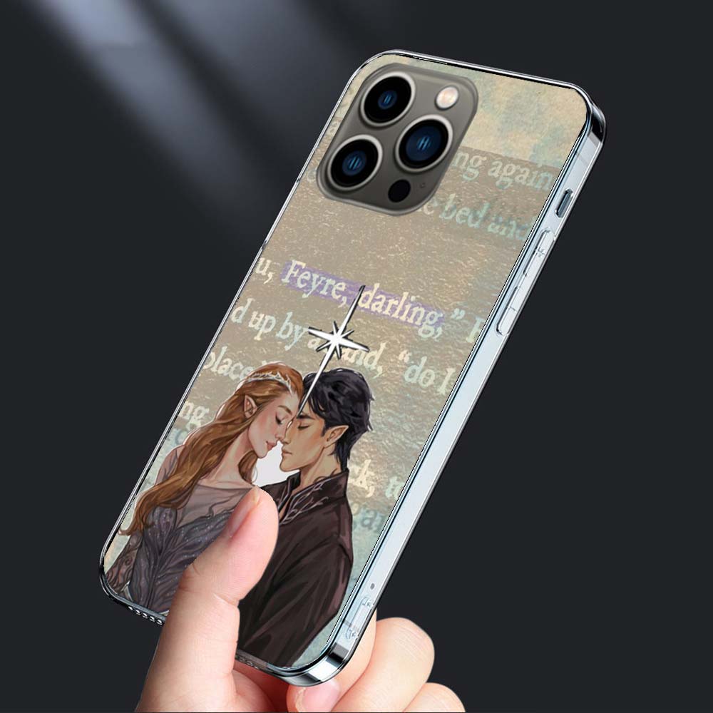 Чехол для телефона Acotar A Court of Mist and Fury Для Iphone 16E 15 Pro 14 Plus 17E 16 17 Pro Max Air 11 12 13 Mini Ударопрочный Capa