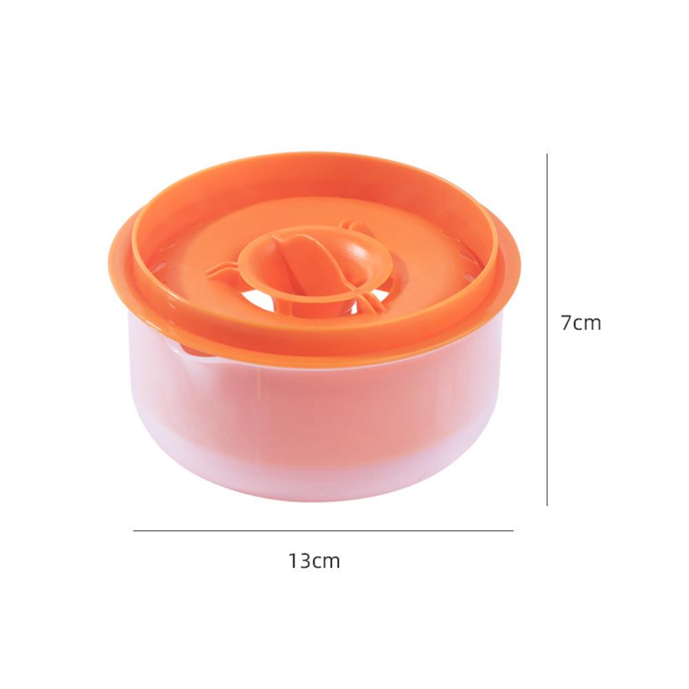 Разделитель желтка и белка яйца Кухонные гаджеты Сепаратор яиц на присоске Прозрачный Большая емкость Сливное отверстие Портативные кухонные аксессуары