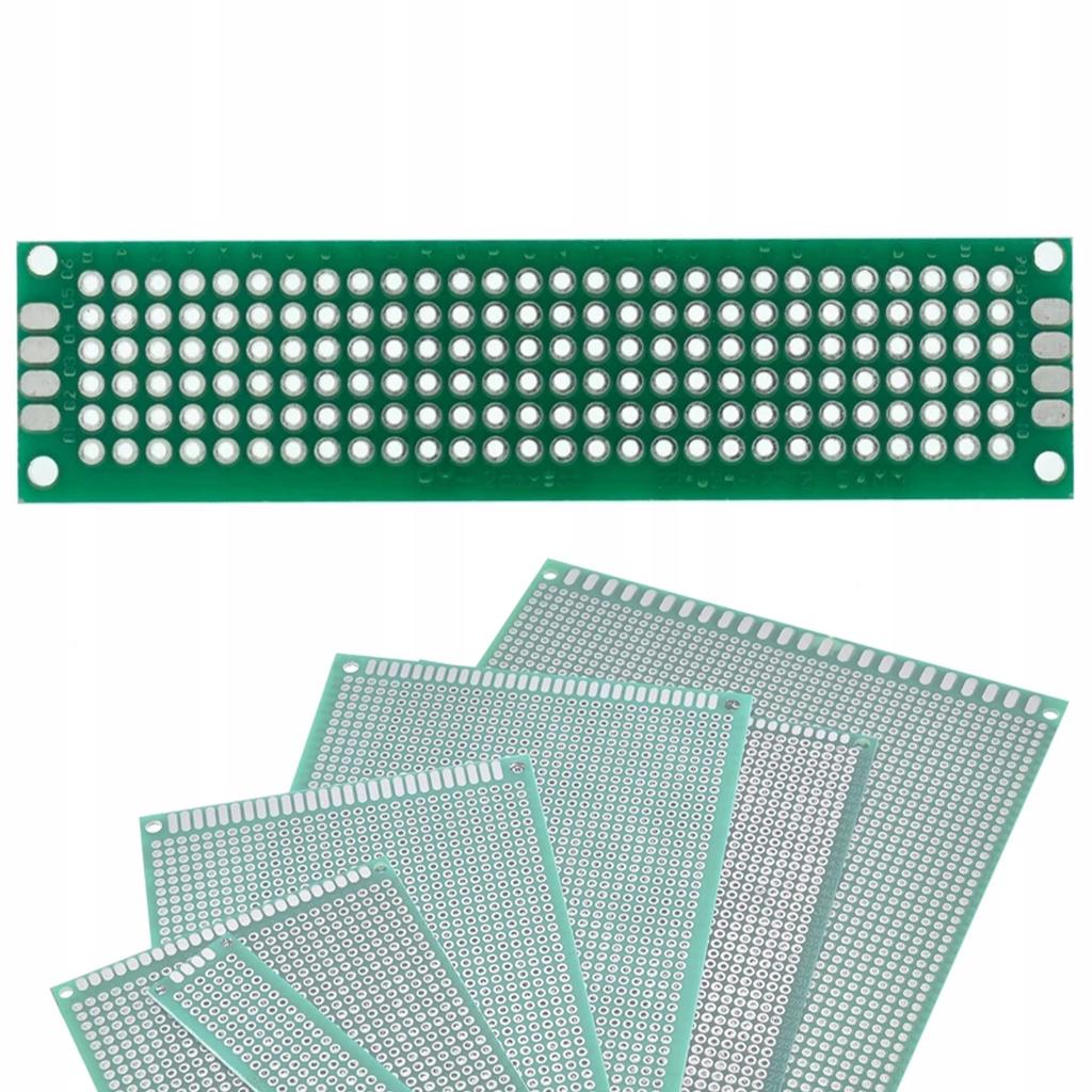 Double Sided Universal Prototype PCB 20 X 80 (Green)