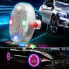 2pcs Solar Powered LED Wheel Lights for Cars & Motorcycles Smart Tire Valve Caps with 4 Modes (Red/Blue/Green/White)