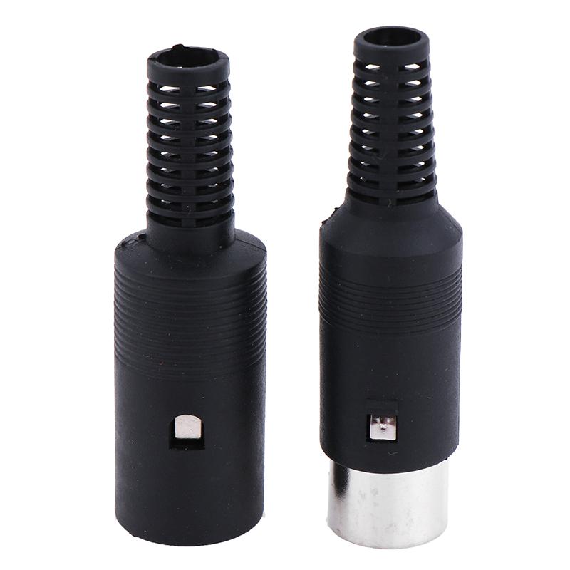 DIN Plug Socket Connector 3/4/5/6/7/8 PIN Male/Female Chassis Cable Mount