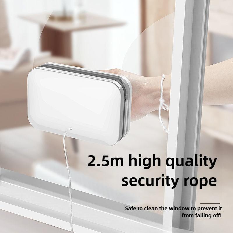 Улучшенная магнитная щетка для мытья окон, двусторонняя, автоматический слив воды, скребок, инструмент для стекла, для домашнего использования