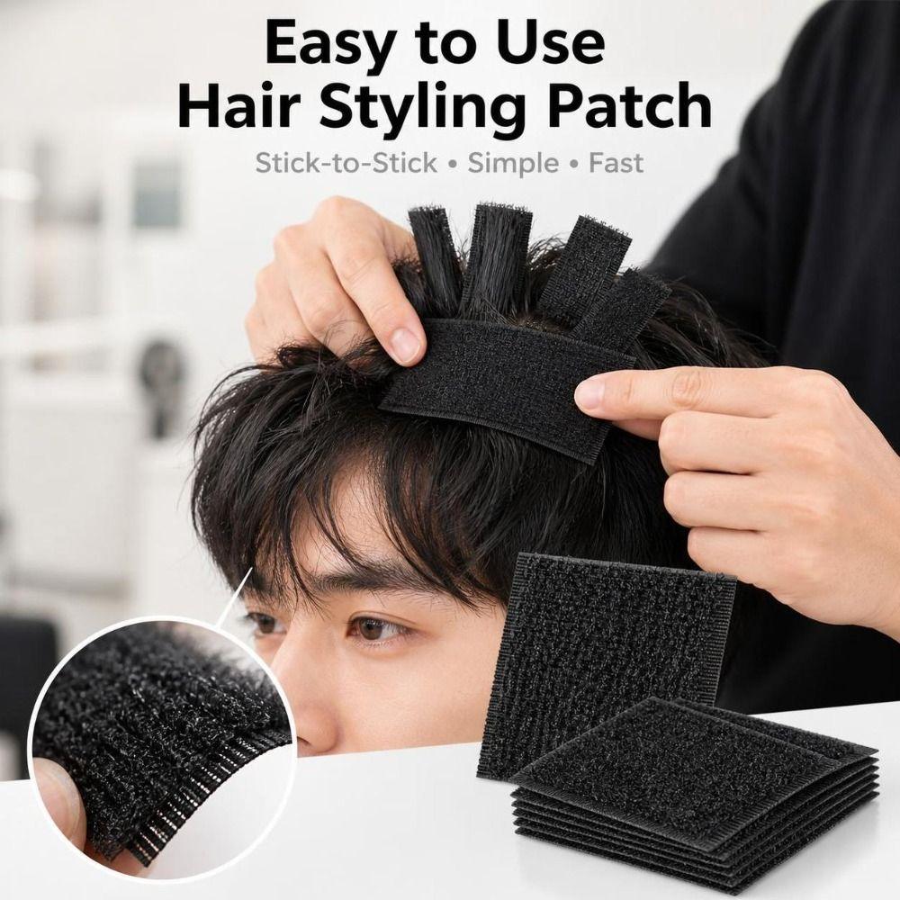 30pcs Lightweight Hold Hair Perm Sticker Instant Apply Bangs Hair Stickers Daily Styling