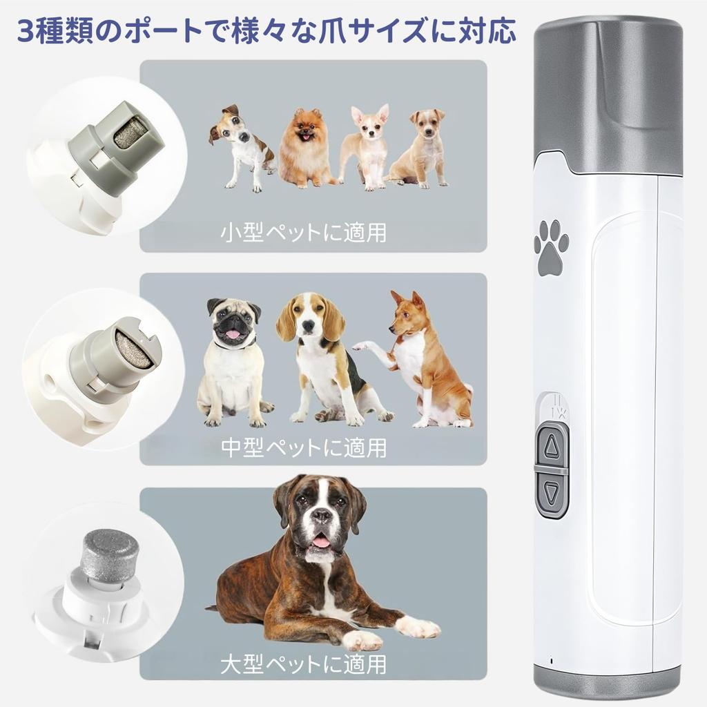 QULITO Электрические когтерезы для кошек и пилка для когтей для собак со светодиодной подсветкой, аккумуляторные, беспроводные, низкий уровень шума и простые в использовании для чистых срезов, подходят для и