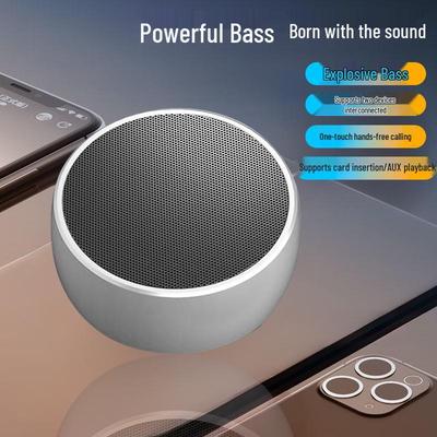 Мини Bluetooth-динамик с Hi-Fi звуком, слотом для карты и компактным дизайном для мощного уличного аудио - Модель BS01