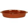 Plat De Cuisine - AZOFRA - Ovale 44 X 26 X 7 Cm - Terre Cuite - Multicolore - 4 Unités