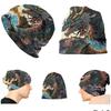 Japanese Dragon Bonnet Hat Men Women Unisex Adult Warm Winter Beanie Caps Punk Rock Gothic Casual