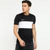 Nike T Shirts Men's Black/White Crew Neck Moderate Straight Fit AJ9999-010