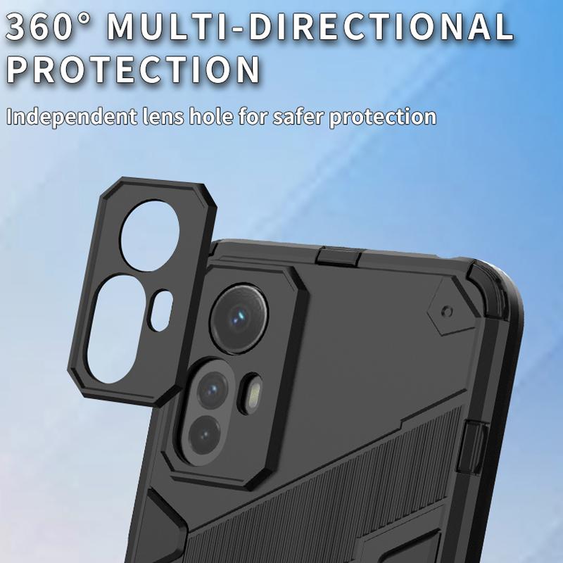 Ударопрочный чехол для Xiaomi Redmi Note 12 13 Pro Plus + 12S 4G 5G Protect Armor Holder Back Coque для Redmi 12C 13C Phone Cover
