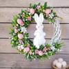 Handmade Rattan Decoration Shape Wreath DIY Wreath Foldable Rattan PendantWreathch
