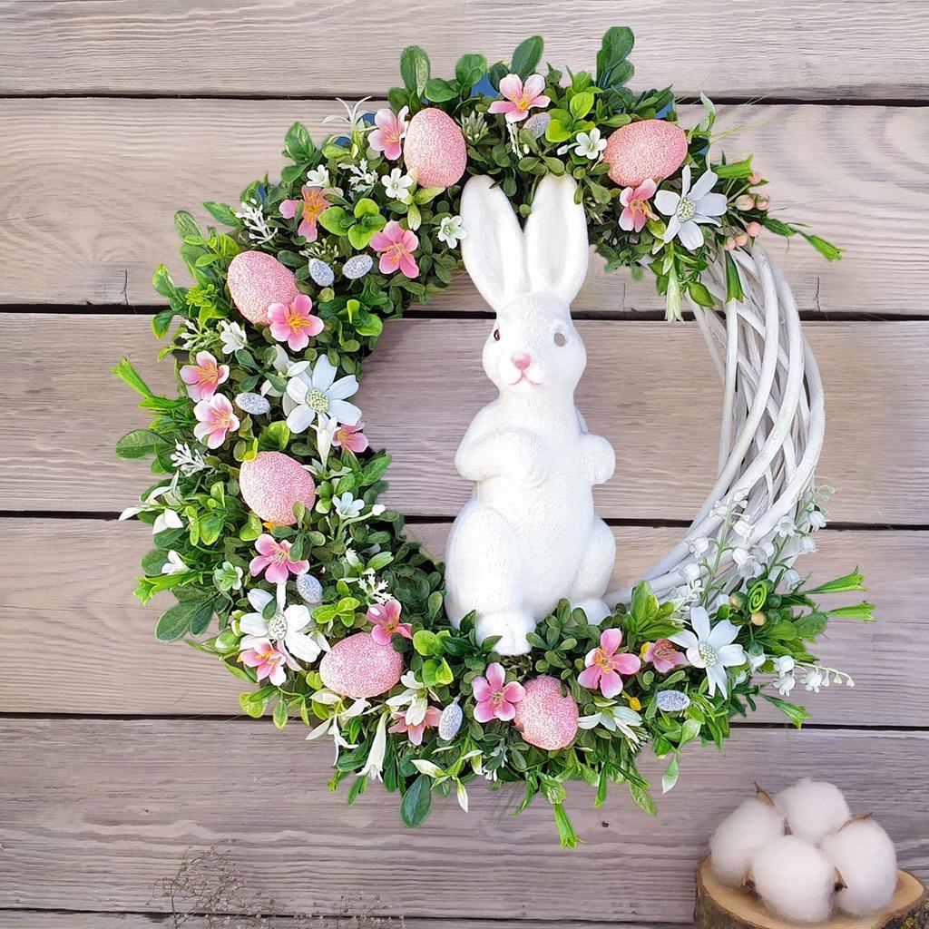 Handmade Rattan Decoration Shape Wreath DIY Wreath Foldable Rattan PendantWreathch