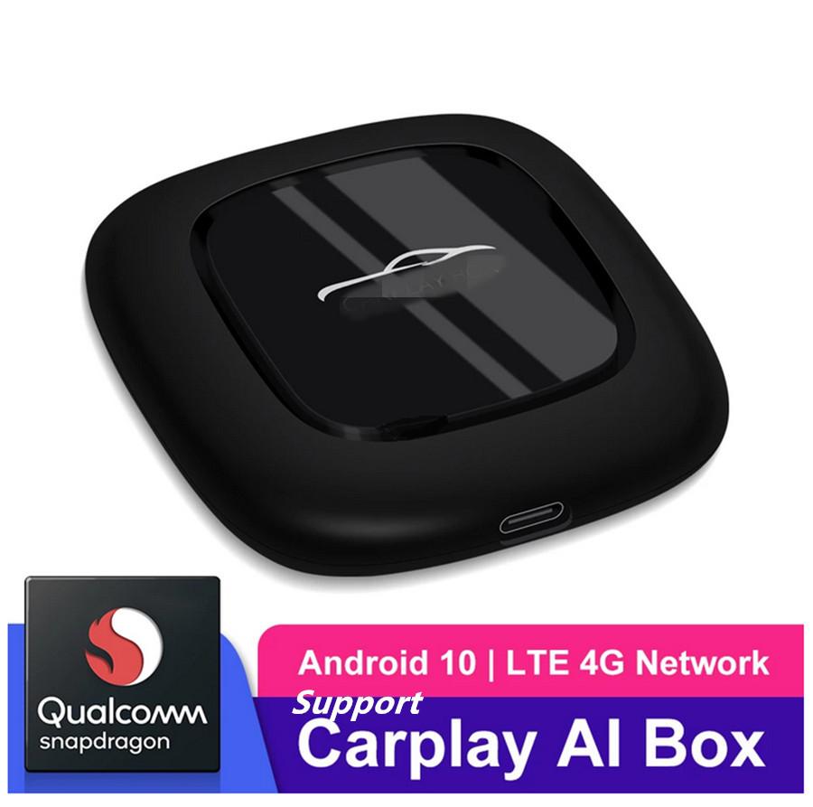 Android 10 Ai Box Qualcomm 8 ядерный беспроводной Carplay Android Auto 4G