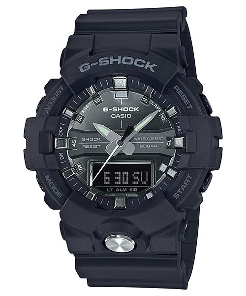 Casio Мужские кварцевые часы с цифровым дисплеем, ударопрочные, водонепроницаемые 200 м, из полимерного материала GA-810MMA-1A