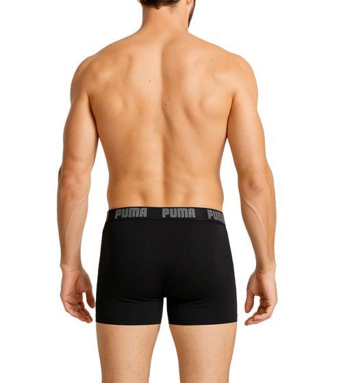 Puma Men Basic Boxer 2-Pack black gray [521015001 691] size XL