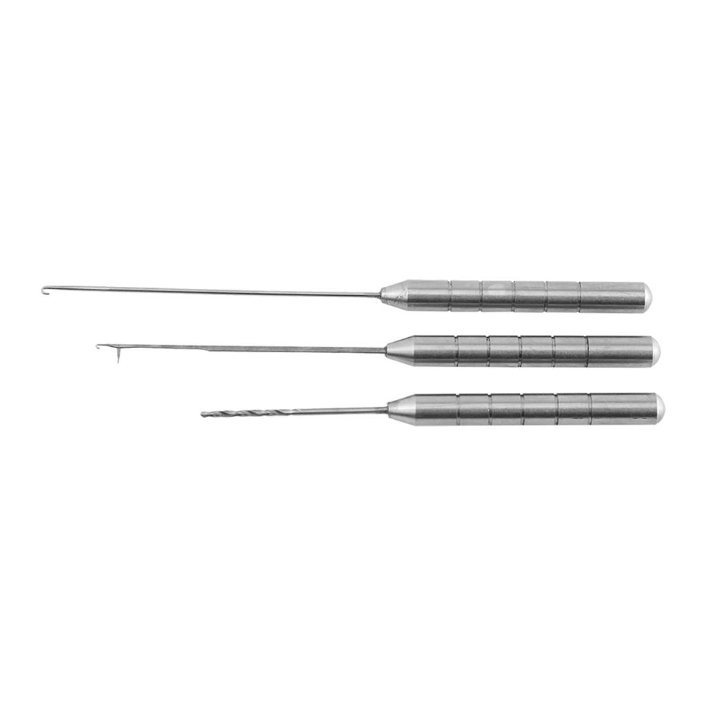 Алюминиевый сплав рыболовная приманка иглы набор рыболовных снастей дрель для приманки инструмент для изготовления оснасток