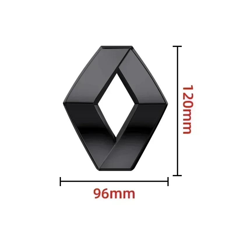 PZJG6 ABS Для Renault Megane 2 3 Clio Duster Captur Logan Koleos Автоаксессуары Наклейка-эмблема на капот автомобиля Наклейка-значок на задний багажник