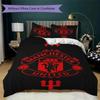 Manchester Unitedaa Pattern Bedding uilt Set uilt Cover Pillowcase Home Decoration Birthday Gift (1 * duvet cover + 2 * pillowcase without core)