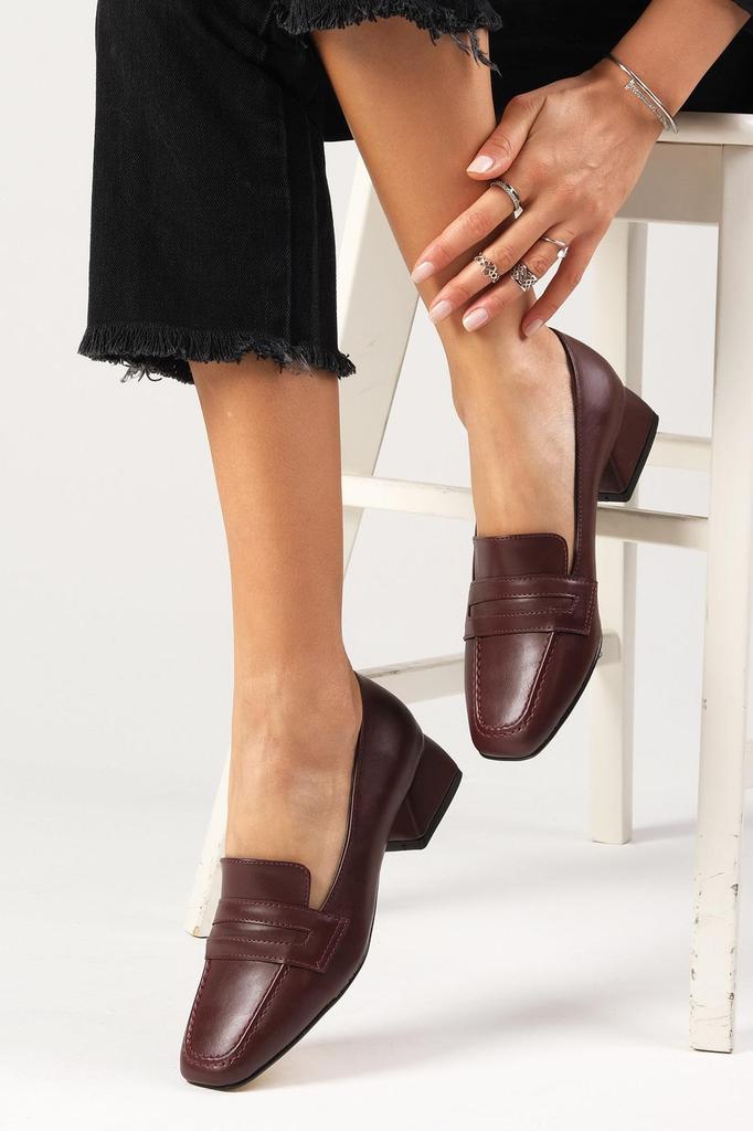 Женские модные туфли-лодочки черного цвета, туфли на низком каблуке с тупым носком