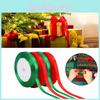 Classic Solid Color Christmas Ribbon Rolls For Beautiful Gift Packaging And Festive Dcor
