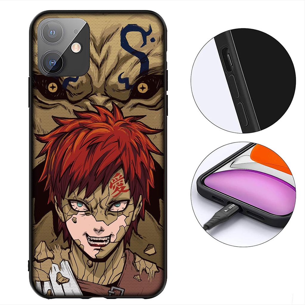 Anime Gaara Narutos Sasuke Uchiha Phone Cover for Apple iPhone 12 13 Mini XS 11 Pro Max 7 8 Plus + XR 8+ X SE 2020 SE3 Case