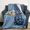 Football Messi Blanket Comfortable Great for Chair Sofa Livingroom Four Seasons Multipurpose Modern Unique Gift for Family and Friends Camping