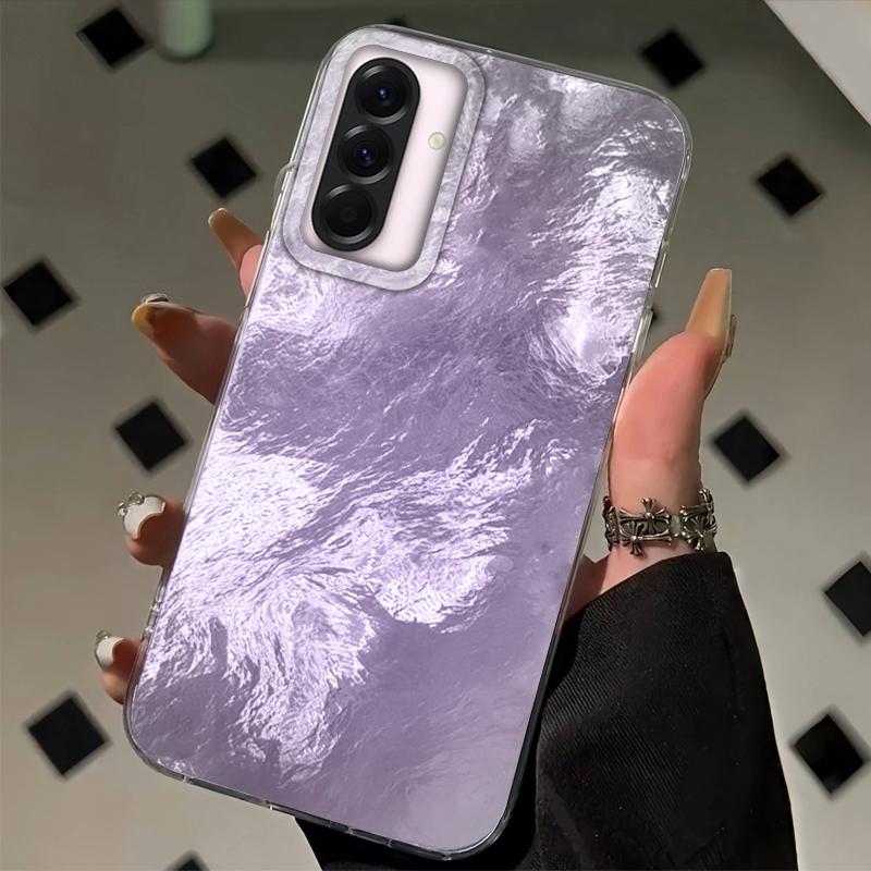 Градиентная Ледяная Текстура Чехол для Девочек для Samsung Galaxy A56 A16 A26 A36 A06 A55 A35 A25 A15 A12 A32 A54 S24 S25 S22 S23 FE Чехол