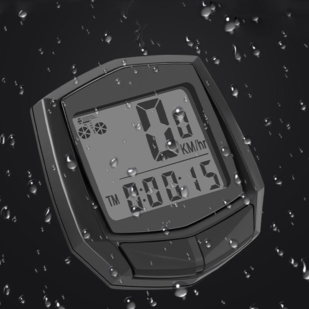 Велосипедный спидометр Точные китайский и английский интерфейсы Одометр Надежный проводной велокомпьютер для