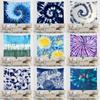 Wall Ceiling Rug Beach Towel Home Tie Dye Tapestry Floral Wall Hanging Psychedelic Geometric Tapestry