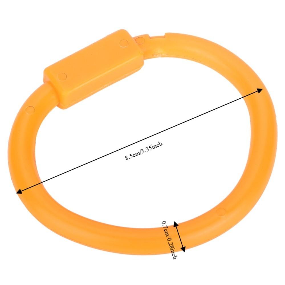 10Pcs Orange Cattle Nose Ring Good Elasticity Cow Nose Ring Nose Ring Accessory Farm Management