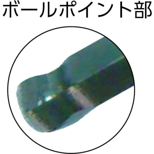 TRUSCO TTB-20 T-Handle Ball Point Wrench, 2.0mm