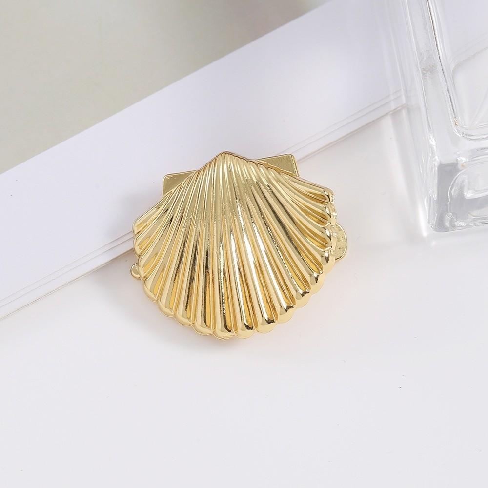 Golden Color Starfish Hair Clip Vacation Style Duckbill Hair Clip Sweet Headwear Girl