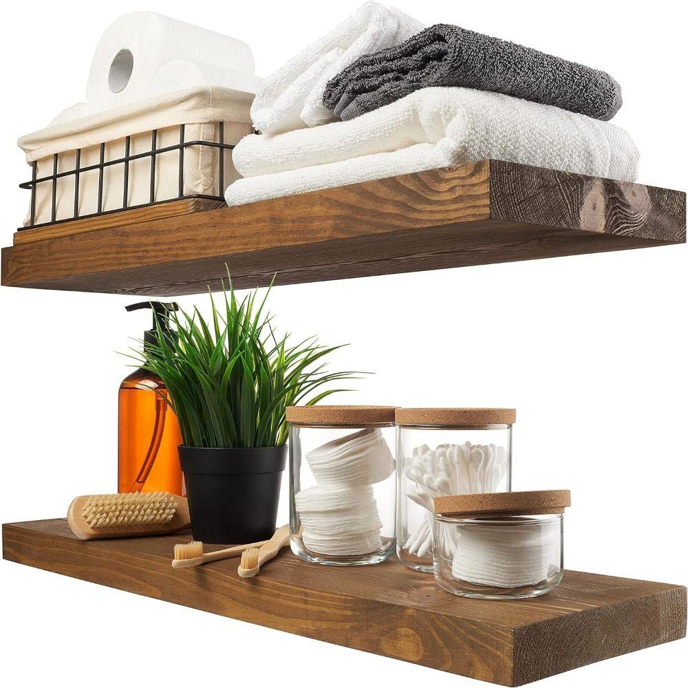Durable Floating Shelves Invisible Brackets Display Stands Plant Rack  Household