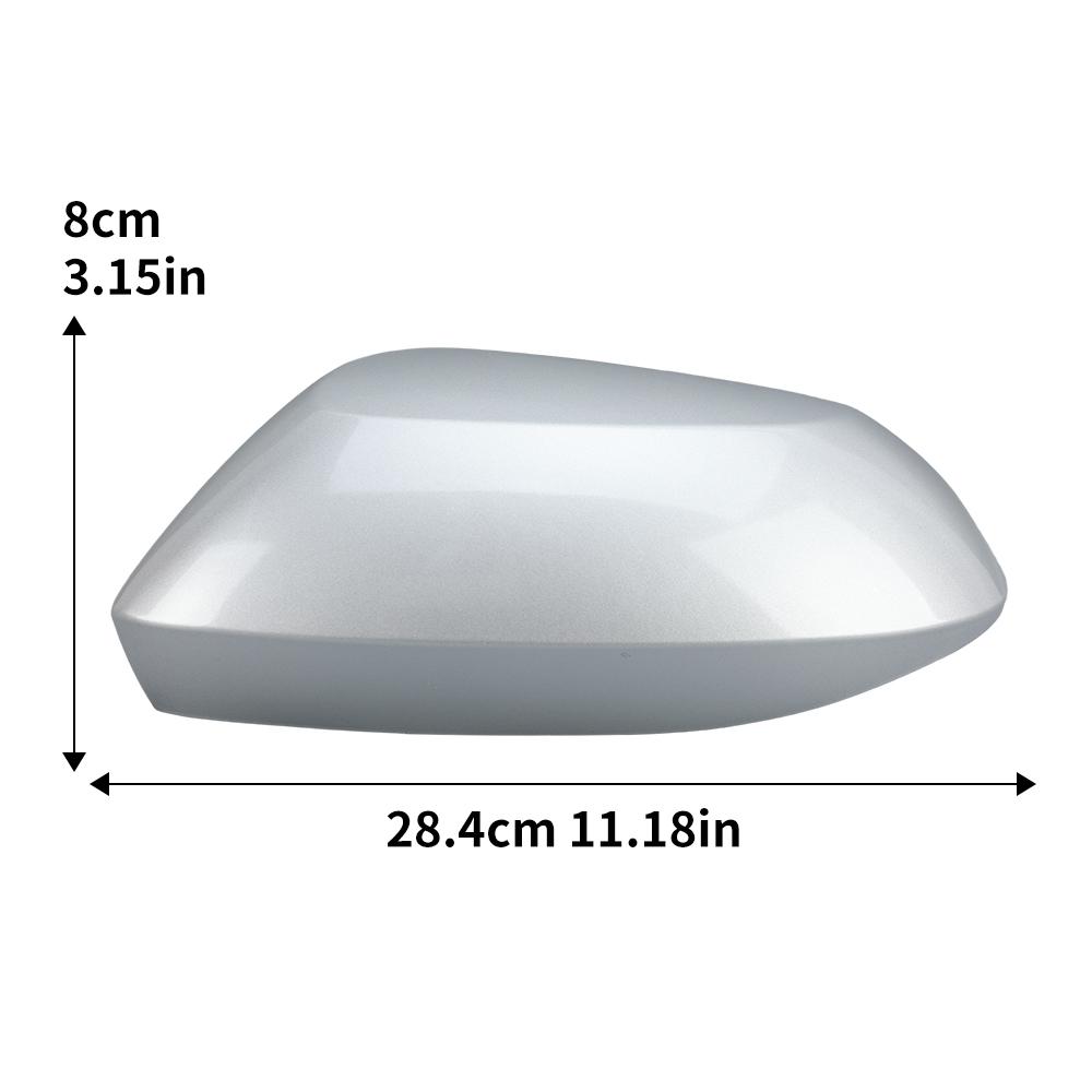 Door Mirror Cover Cap For Toyota Yaris 2024 Silver Rearview Side Mirror Housing Cover Cap Car Accessories