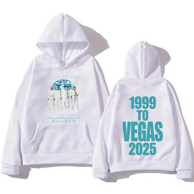Худи Backstreet Boys Millennium Tour Модное Худи с Узором Рок-Группы Спортивное Худи Осенняя Мода для Мужчин и Женщин Теплое Худи