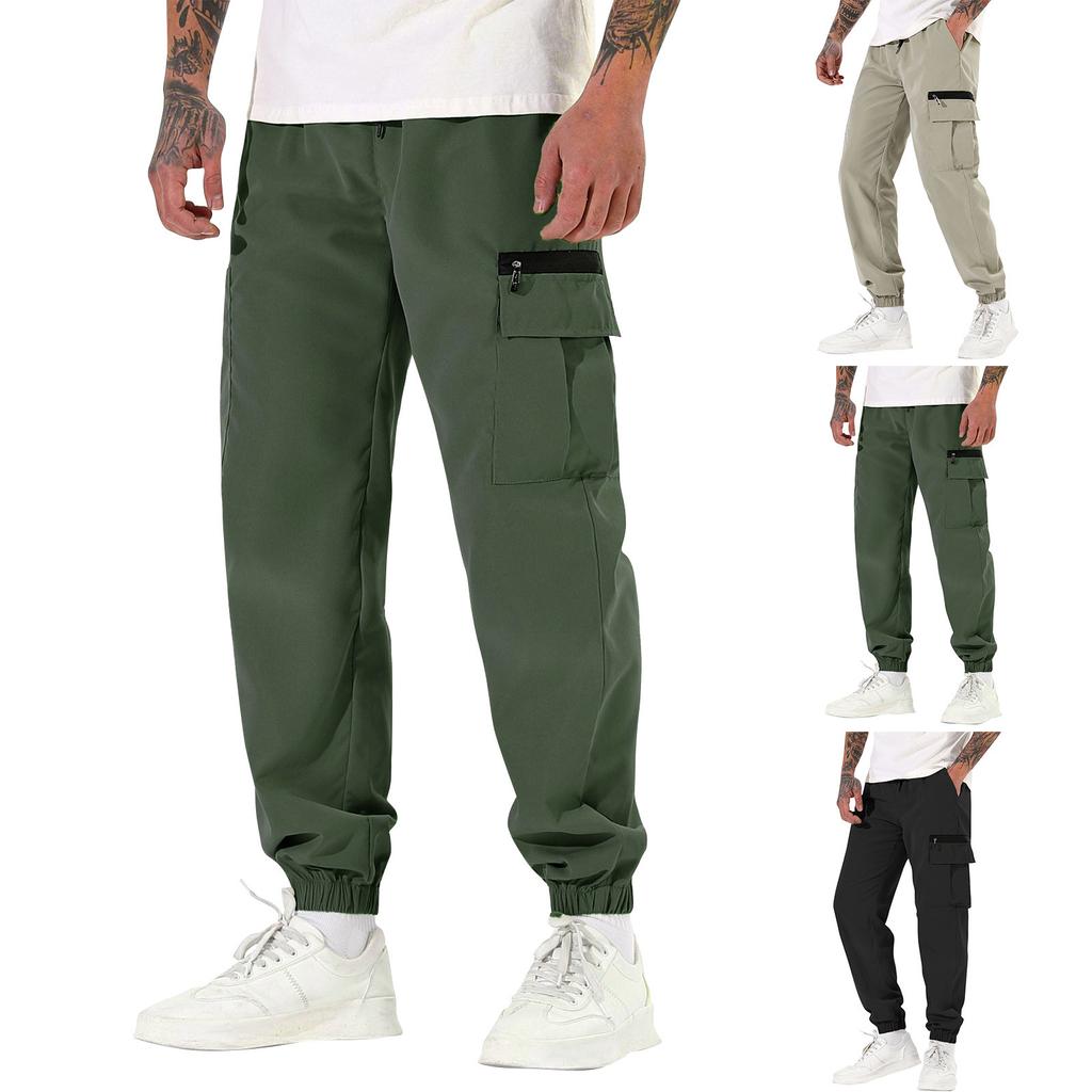 Casual Sports Pants Men's Loose Long Panel Fitness Running Training Pants