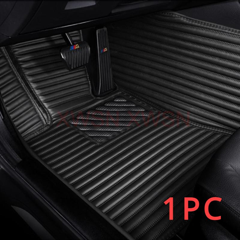Striped Pu Leather Customized 5D Car Floor Mat for Nissan Patrol Y61 Y62 Quest 2011-2017 Cefiro 2004-2006 Interior Accessories