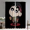 Крейн-Шин-чан Домашний интерьер Шторы для комнаты Блэкаут-штора для комнаты 2 панели Жалюзи Украшение на Хэллоуин Перегородка Ребенок