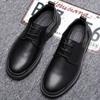 2025 Autumn and Winter Leather Shoes Men's Casual British Martin Boots Men's Genuine Leather Korean Version Trendy Tooling Shoes Low-top Men's Shoes